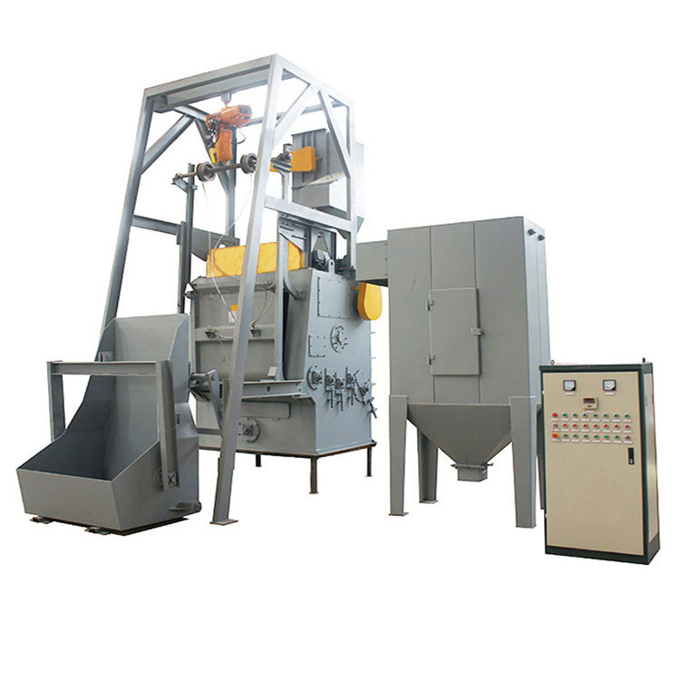 Rubber Belt Shot Blast Machine foar Cleaning Aluminium Parts